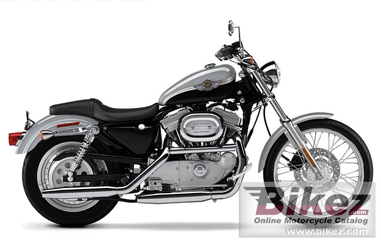 Big Davidson. Published with permission. xl 883c sportster 883 custom picture and wallpaper from Bikez.com